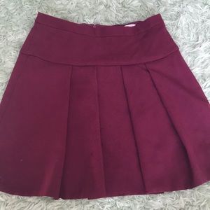 Maroon Skirt